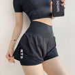 Women Mesh  Yoga Shorts Summer High Waist Running Shorts  Quick Dry Gym Loose Wide Leg Fitness Shorts Gym clothing