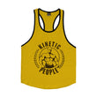 Gym Sleeveless Shirt Men Bodybuilding Tank Tops Fitness Workout Cotton Print Singlet Stringer Undershirt Male Casual Summer Vest