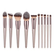 Hot Champagne Makeup Brushes Set for Women Cosmetic Foundation Powder Blush Eyeshadow Kabuki Blending Make Up Brush Beauty Tools