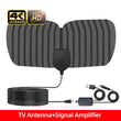 8K 4K TV Antenna For Global Digital TV 1080P 25DB High Gain Booster HD For RV outdoor Car antenna Indoor TV Free Channel