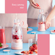 Portable Blender Fresh Juice Mixer Electric Wireless Charge Mini Fruit Mixers Juicer Cup Blender Milkshake Juice Maker Machine