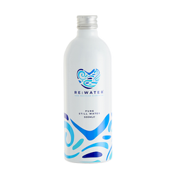 Re: Water The world’s first 100% recycled aluminium Spring Water bottle.