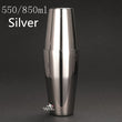 Stainless Steel Cocktail Boston Bar Shaker: 2-piece Set: 18oz Unweighted &amp; 28oz