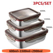 304 Stainless Steel Lunch Box Travel Leakproof Bowls Home Containers Microwave Heating Lunchboxs  Big Capacity Food Lunchbox