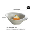KINGLANG Design Nordic Grey Color Stone Hat Shape Sushi Plate Rice Bowl for Restaurant Pebbles Feeling Smooth Sauce Dish