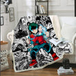 SONSPEE 3D Print Anime Todoroki Shouto Bakugo Katsuki Many faces Sofa Bed Chair Rest Bedding Blanket Thin Home Decor Supply B115