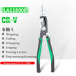 LAOA Multifunctional Electrician Pliers Long Nose Pliers Wire Stripper Cable Cutter Terminal Crimping Hand Tools