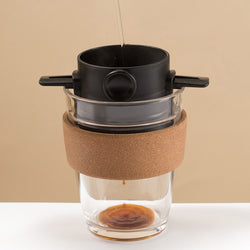 Foldable Portable  Coffee Filter Coffee Maker Stainless Steel Drip Coffee Tea Holder Reusable Paperless Pour Over Coffee Dripper