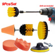 Drill Brush Set Detailing Brush For Car Tire Wheel Rim Cleaning Brushes For Screwdriver Foam Polishing Pad Car Cleaning Tools