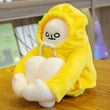 New 18/65cm WOONGJANG Kawaii Doll Yellow Banana Man Plush Toy Korea Popular Anime Appease Dolls Birthday Gifts for Children Baby