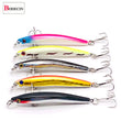 Wobbler Minnow Floating Hard Plastic Artificial Bait For Fishing Lure Tackle Bass 8cm 3d Eyes Topwater 2 Fish Hook Crankbait 1pc