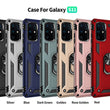 For Samsung Galaxy S20 S20 Plus S21 S22 S23 Ultra Luxury Armor Magentic Ring Car Holder Cover for Samsung S20 S21 FE 5G Cases