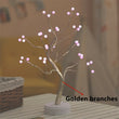 LED Night Lights Mini Christmas Tree Table Lamp Garland Fairy String Light Kid Gifts Home Indoor Room Decor Christmas Decoration