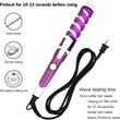 Professional Portable Hair Salon Spiral Curl Styler Ceramic Perfect Curling Iron Hair Curler Waver Electric Culring Wand