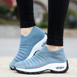 YWEEN Women Running Walking Shoes Hot Autumn New Mesh Breathable Ladies Sneakers Soft Platform Slip On Loafers Plus Size