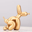 Creative Poop Balloon Dog Statue Home Decoration  Modern nordic Cute Animal Resin Art Sculpture Crafts Desktop Decors Ornaments