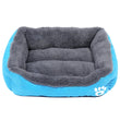 Pet Sofa Dog Bed Soft Fleece Warm Dog House Waterproof Bottom For Small Medium Large Dogs Cats Beds House S-2XL