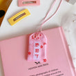 39Style New Omamori Pray Fortune Beauty Health Safe Transparent Wealth Bag Guard Talisman Pendant Keychain Couple Gift