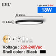 LED Ceiling Light Dimmable 12W 18W 24W 32W 220V With 3 Color Adjustable For Bedroom Livingroom Bathroom Modern Ceiling Lamp