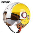 Capacete BEON 110B Motorcycle Scooter Helmet beon open face 3/4 motorbike jet vintage retro helmets Casco ECE Certification