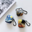 Van Gogh oil painting protective case for Airpods Pro cover bluetooth wireless earphone charging bag for airpod 2 3 airpod cases