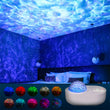 Starry Sky Projector Night Light Spaceship Lamp Galaxy LED Projection Lamp Bluetooth Speaker For Kids Bedroom Home Party Decor