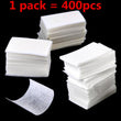 400/800Pcs Lint Wipes Nail Polish Acrylic Gel Remover Towel Paper Cotton Pads Roll Salon Nail Art Cleaner Tools Remover Pads