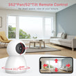 ANRAN 3MP Baby Monitor Surveillance Camera Automatic Tracking Home 2.4Ghz Wireless Security Indoor Two Way Audio IR Night Vision