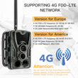 Free APP Trail Camera Cloud Service 4G Wildlife Hunting Surveillance Cellular Mobile 30MP 2K Wireless Cameras HC801Plus