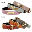 Dog Collar Personalized Engraved Dog Nameplate Collar Leather Padded Pet Puppy ID Collars Reflective For Small Medium Large Dogs