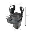 Universal one point two car cup holder adjustable cup holder drink sunglasses mobile phone bottle holder bracket car styling