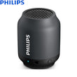 Philips BT25  Bluetooth Wireless Mini Speaker Portable Audio Phone Small Stereo Subwoofer Music Wizard Speaker Black Sky Blue