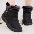 Women Boots Fashion Waterproof Snow Boots For Winter Shoes Women Casual Lightweight Ankle Botas Mujer Warm Winter Boots Black