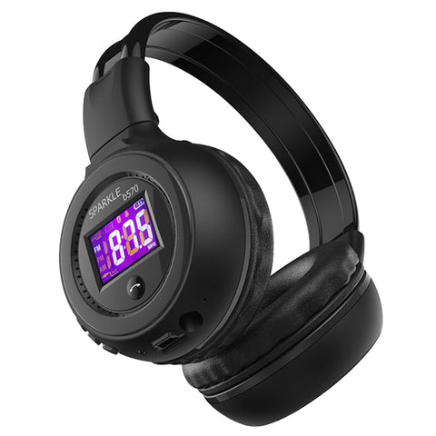 B570 Bluetooth Headphone Wireless Headset HiFi Stereo Foldable Support Micro SD Card AUX Microphone