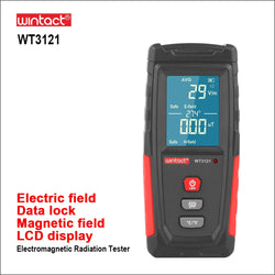 RZ Electromagnetic Field Radiation Detector Tester Emf Meter Rechargeable Handheld Portable Counter Emission Dosimeter