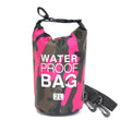 2/5/10/15L Outdoor Camouflage Waterproof Portable Rafting Diving Dry Bag Sack PVC Coated Swimming Bags for River Trekking