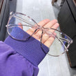 Transparent Computer Glasses Frame Women Men Anti Blue Light Round Eyewear Blocking Glasses Optical Spectacle Eyeglass