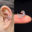 1Pc Helix Cartilage Conch Fake Without Piercing Ear Cuffs Earcuff Wrap Rock Earring Cuff No Piercing Women Clip Adjustable