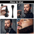 4Pcs/Set Beard Growth Kit with Beard Growth Oil,Beard Growth Roller,Beard Comb,Beard Conditioner,Men&#39;s Beard Care Grooming Kit