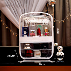 Fashion Acrylic Cosmetic Box Transparent Makeup Jewelry Drawer Home Storage Boxs Multifunctional Travel Cosmetic Organizer
