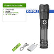 xhp90.3 most powerful led flashlight Torch Usb Xhp50 Rechargeable Tactical Flashlights 18650 or 26650 Hand Lamps Xhp70.2 Lantern