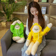 New 18/65cm WOONGJANG Kawaii Doll Yellow Banana Man Plush Toy Korea Popular Anime Appease Dolls Birthday Gifts for Children Baby