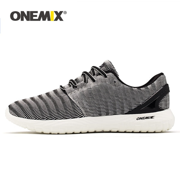 ONEMIX 2023 Men Lightweight Running Shoes Outdoors Jogging Shoes Walking Sneakers Flexible Soft Summer Breathable Sports Shoes