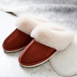 JIANBUDAN Plush warm Home flat slippers Lightweight soft comfortable winter slippers Women&#39;s cotton shoes Indoor plush slippers