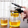 BORREY Borosilicate Glass Teapot Heat Resistant Glass Teapot With Tea Infuser Filter Puer Kettle 500Ml Kung Fu Tea Flower Teapot