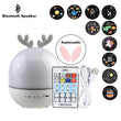 Starry Sky Projector Night Light With BT Speaker Remote Controller Rechargeable Rotate LED Lamp Colorful Star Kids Baby Gift