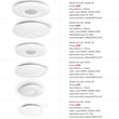 OFFDARKS Smart LED Ceiling Lights WIFI Voice Control APP Control RGB Dimming Bluetooth Speaker Ceiling Lamp Kitchen Living Room