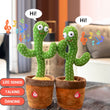 120 Songs Dancing cactus Tulip Dancer Toy Speaker Repeat Say Talk talking Baby Stuffed Plush plushie Toy children&#39;s toy for girl