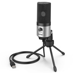 Fifine Metal USB Condenser Recording Microphone For Laptop  Windows Cardioid Studio Recording Vocals  Voice Over,Video-K669