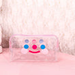 PURDORED 1 Pc Girl Clear Cosmetic Bag PVC Transparent Makeup Bag for Women Waterproof Zipper Beauty Case Travel  Toiletry Bags